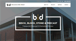 Desktop Screenshot of bdmasonry.net